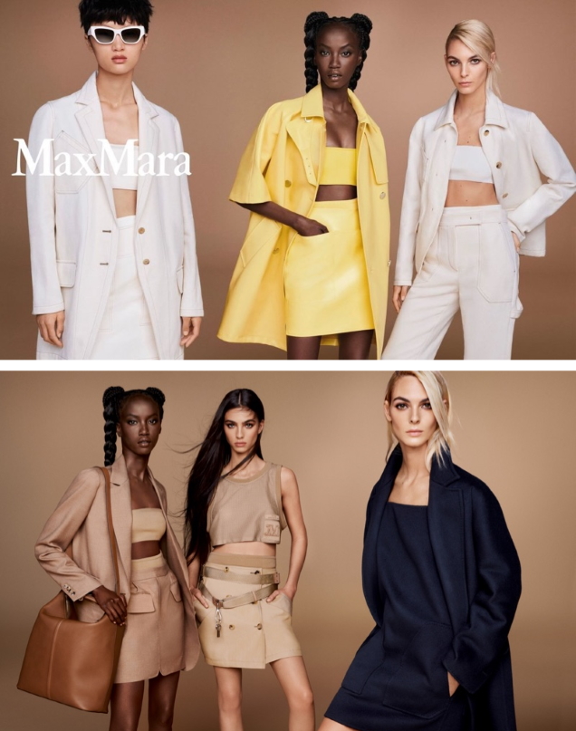 Max Mara S/S 2022 : Anok Yai, Loli Bahia, Vittoria Ceretti & Yilan Hua by Steven Meisel