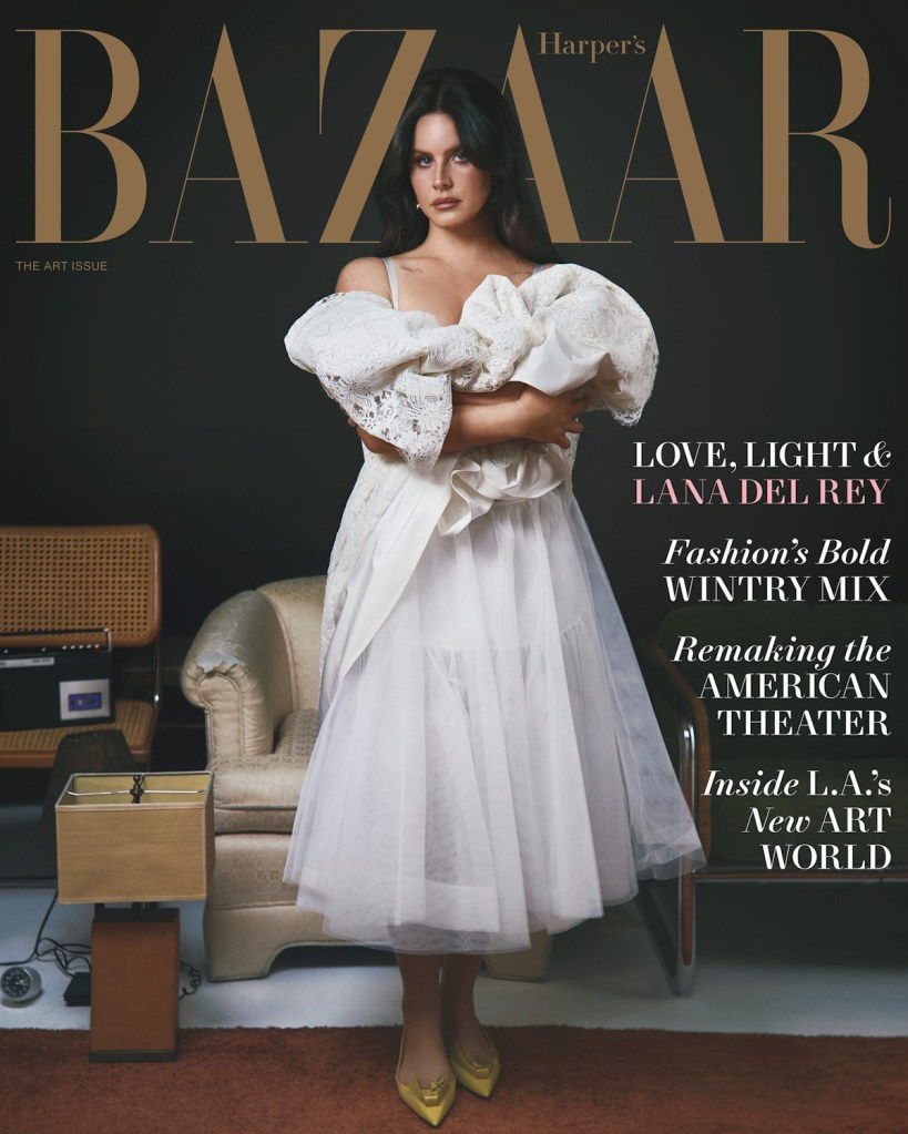 US Harper's Bazaar December 2023/January 2024 : Lana Del Rey by Collier Schorr 