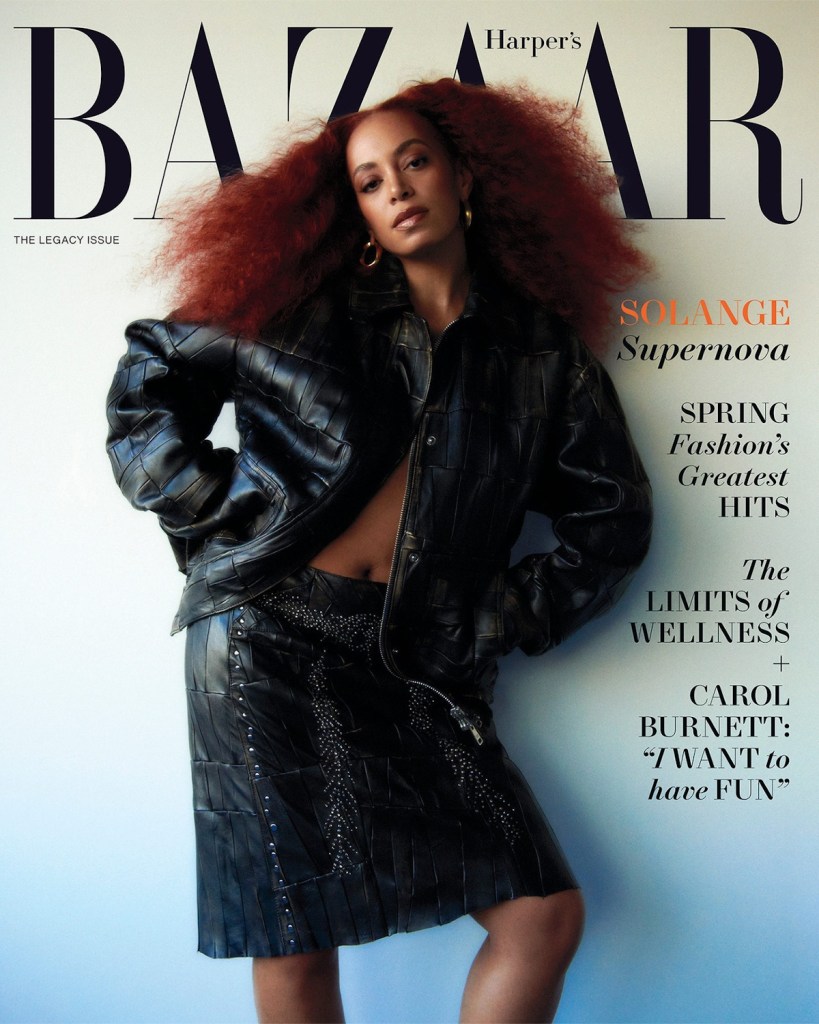 US Harper’s Bazaar March 2024 : Solange Knowles by Larissa Hofmann 