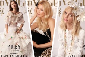 Vogue China May 2019 : Claudia Schiffer, Sasha Pivovarova & Grace Elizabeth by Camilla Akrans